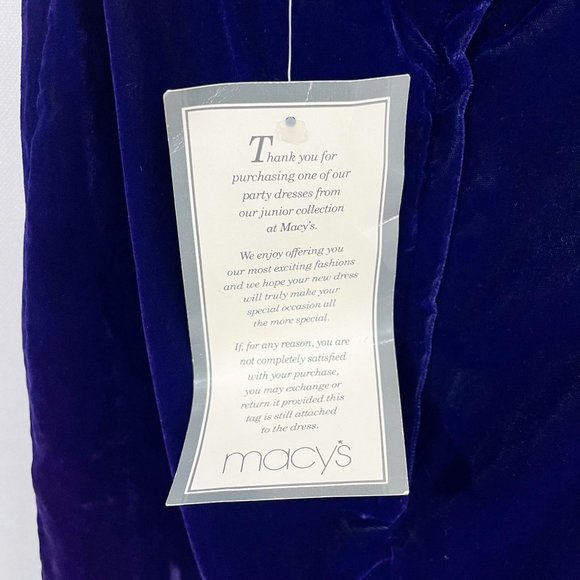 Deastock Vintage 90s L.A. Glo Purple Velvet Halter Mini Dress Padded - Size 10 - Picture 6 of 10